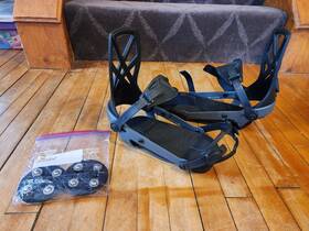 Ride R2104007014 A-4 Snowboard Bindings Mens Size M Us 6-10 Black