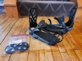 R2104007014 Ride A-4 Snowboard Bindings Mens Size M Us 6-10 Black