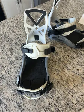 R2304010036 Ride C-4 Snowboard Bindings Medium Mens Us Size 6-10 Grey