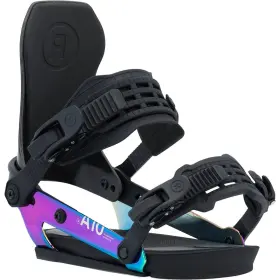 Rd251014003 Ride A-10 Unisex Snowboard Bindings Oil Slick Large My26