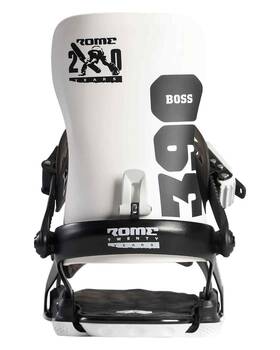 Rome 720246021646 Sds Sds-logo 390 Boss White 2023 Snowboard Bindings - Men