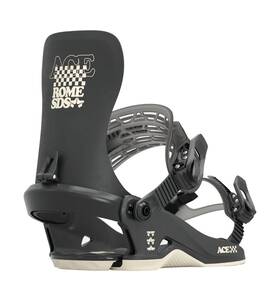Rome 720701604292 Ace Snowboard Bindings Kidsft 2025 - Black S