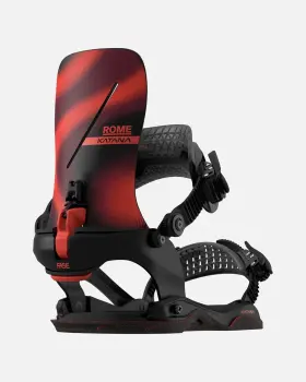 2027 Rome 721164508394 Womens Katana Aw Fase Snowboard Bindings Small 6-9 Deep Red