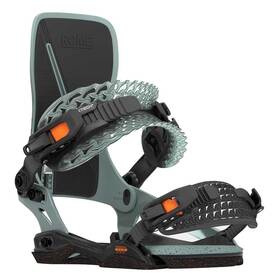 Rome Sds 720701622296 Mens Katana Pro Asymwrap Snowboard Binding - 2024/2025 Slate Gray/orange