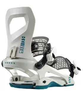 Rome Snowboards 720246021783 Womens Brass Snowboard Binding - 2022/2023 Bone White Small