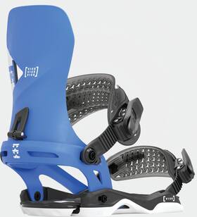 Rome Snowboards 720701603974 Mens Vice Asymwrap Snowboard Bindings - 2023/2024 Blue Medium/large