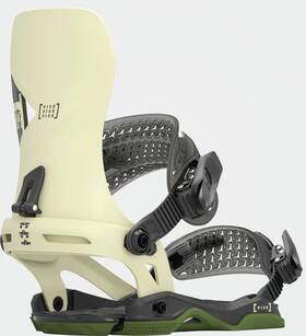 Rome Snowboards 720701603998 Mens Vice Asymwrap Snowboard Bindings - 2023/2024 Tan Mediu