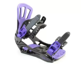 Rossignol 607683515394 Gala Womens Snowboard Bindings Size S/m Black/purple New