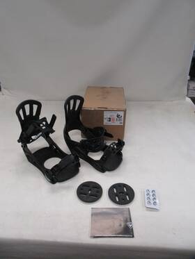Rossignol Rgi00150000tu Mens Battle Snowboard Bindings Size Xl Black And White