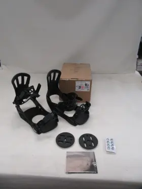Rgi00150000tu Rossignol Mens Battle Snowboard Bindings Size Xl Black And White