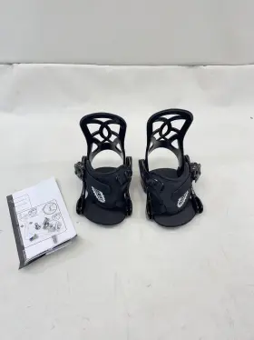 Rgmrk02000 Rossignol Rookie Xs One Size Kids Snowboard Bindings Black