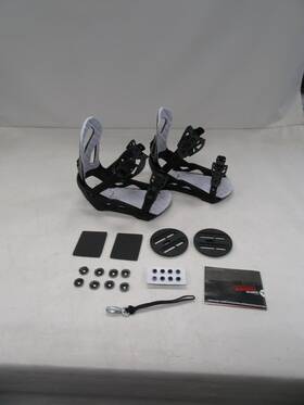 Rossignol Rovwsm046 Womens Voodoo Snowboard Bindings Size Medium Black And White