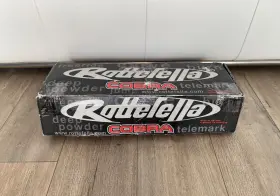 158710 Rottefella Cobra R8 Med/long Red Telemark Binding Original Retail Packaging