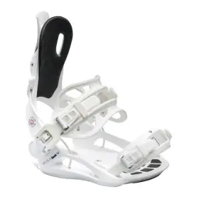 My26 Roxy 841049185484 Rock-it Dash Womens Snowboard Bindings White Medium/large