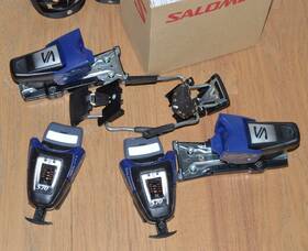 Salomon 080694505975 Vintage Ski Bindings Q570 Blue With Box And Instructions