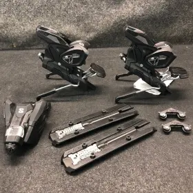 Salomon 195751316712 New/open Box Set N Strive 12 Gw L90 Ski Bindings 2024 - Black/silver