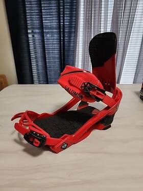 Salomon 195751439633 Read Mens Alibi Snowboard Binding Left Large