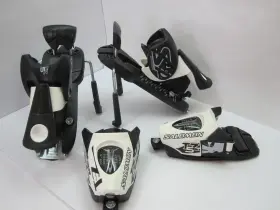 Salomon 801634929411 Tz 5 Ski Bindings Black And White - Junior Free Shipping