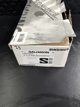 L3987790010 Salomon Z10 B80 Ski Bindings Black/white #mm4