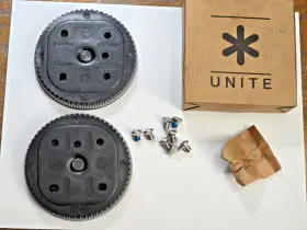 L40171100 Salomon Unite Snowboard Binding Disc 2 Disk And 8 Screws Ns - New