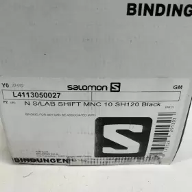 L4113050023 Salomon S/lab Shift Mnc 10 Binding Sh120 Black- 120 Brake #3c2