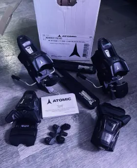 L47320400 Salomon New Atomic N Stage Gw 11 L115 Black/smoke Ski Bindings