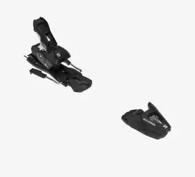 L47573 Salomon L7 Gw Ski Bindings - Junior 2025 80mm / Black/silver Metallic