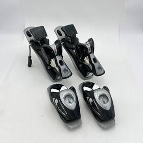 Salomon S710 S810 Ski Bindings Black Silver Used With Screws