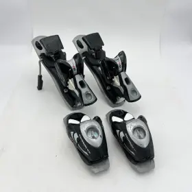 S810 Salomon S710 Ski Bindings Black Silver Used With Screws