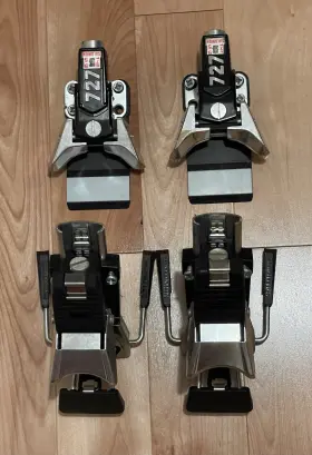 S727 Salomon Ski Bindings - Pair Vintage Purchased In 1979 Never Used