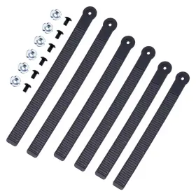 Find-fh0011-14f-us22 Superfindings 6 Sets 3 Sizes Snowboard Binding Straps 206/227/264mm Pvc Elastic Strap-in Sn