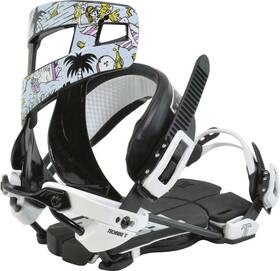 Technine 202-11706-a-m Pro Niner Snowboard Bindings Mens Medium Us 6-9 Shred Til Death New
