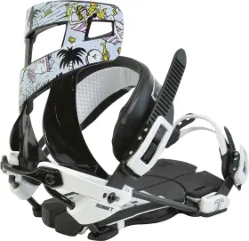 202-11706-a-m Technine Pro Niner Snowboard Bindings Mens Medium Us 6-9 Shred Til Death New