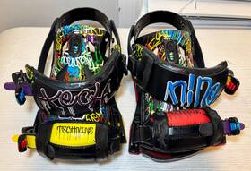Technine T9-09pc881-l Custom Large Bindings Very Rare Limited Edition Pre-owned
