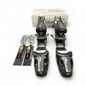 111571 Tyrolia Kidsft Sympro 4.5ac Alpine Ski Bindings Demo Track Brake 74mm Lot Of 4