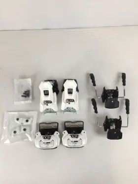 114433 Tyrolia Open Box Attack 14 Gw Ski Bindings Matte White 110mm Brake My25
