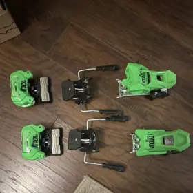 114436 Tyrolia Attack 14 Gw Ski Bindings Gripwalk Compatible Green 110 Mm Brake Din
