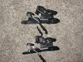 13at Tyrolia Attack Ski Bindings Heel Only Black Made In Austria