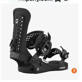 Union 11010300-blk-006 Force Classic Mens Snowboard Bindings Black Size L Mpn