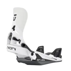12000100-wht-005 Union Atlas Step On Snowboard Bindings Mens Medium Us 8.5-10.5 White New 2026