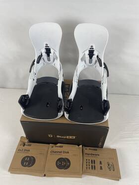 Union 12000100-wht-m Excellent Atlas Step On Mens Snowboard Bindings White Medium My26