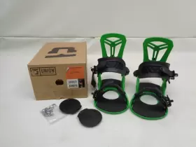 2220743 Union Binding Co Flite Pro Mens Medium Snowboard Bindings Green 2023