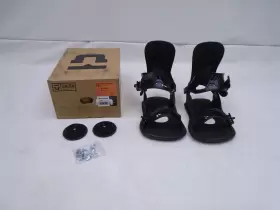 2320415 Union Binding Co Strata Mens Snowboard Bindings Black 2024 Size L