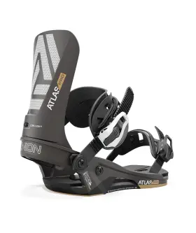 2400113 Union Atlas Pro Snowboard Bindings Mens Medium Us 8-10 Metallic Black New 2025