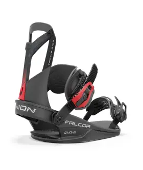 2400215 Union Falcor Snowboard Bindings Mens Large Us 10.5-13 Black New 2025