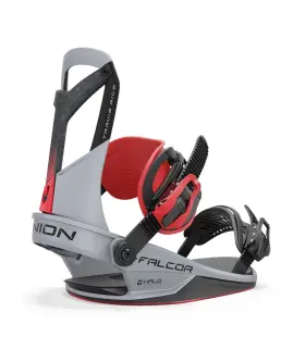 2400225 Union Falcor Snowboard Bindings Mens Large Us 10.5-13 Silver New 2025