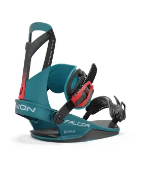 2400233 Union Falcor Snowboard Bindings Mens Medium Us 8-10 Teal New 2025