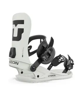 2420323 Union Strata Snowboard Bindings Mens Medium Us 8-10 Bone White New 2025