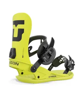 2420335 Union Strata Snowboard Bindings Mens Large Us 10.5-13 Acid Green New 2025