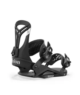2420611 Union Rosa Snowboard Bindings Womens Small Size 4-6.5 Black New 2025